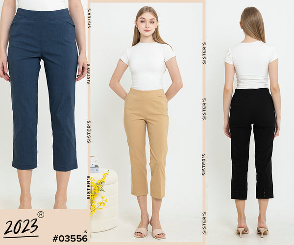 2023 - Cotton Pants (Celana Katun 7/8) 03556 JS