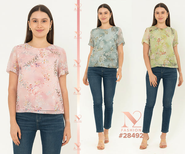 N2 - Chiffon Top ( Sifon ) 28492