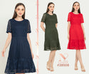 N2 - Cotton Combed Furing Dress (Brukat Furing Kaos) 28508