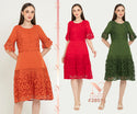 N2 - Brocade With Cotton Combed Dress (Brukat Kombi Kaos) 28515