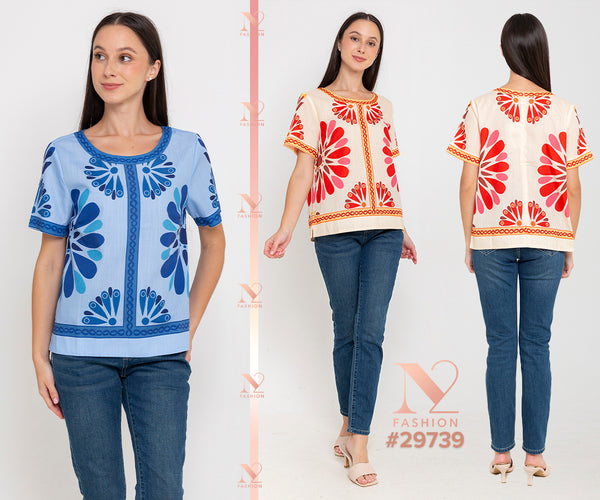 N2 - Cotton Linen Top (Katun Linen) 29739
