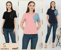 SISTER'S - Cotton Combed Top (Denim Kombi Kaos) 6847 CAP