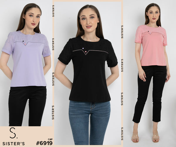 SISTER'S - Cotton Combed Top (Kaos) 6919 CAP