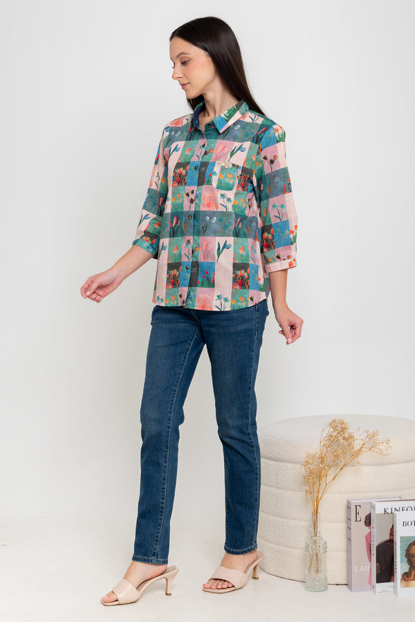 SISTER'S - Cotton Shirt (Katun) S237B JS