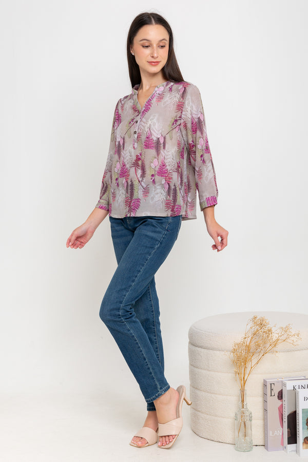 SISTER'S - Cotton Linen Top (Katun Linen) N598 ZE