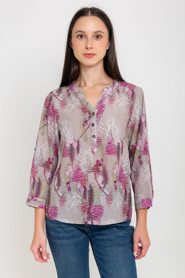 SISTER'S - Cotton Linen Top (Katun Linen) N598 ZE