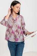 SISTER'S - Cotton Linen Top (Katun Linen) N598 ZE