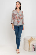 SISTER'S - Cotton Linen Top (Katun Linen) N598 ZE
