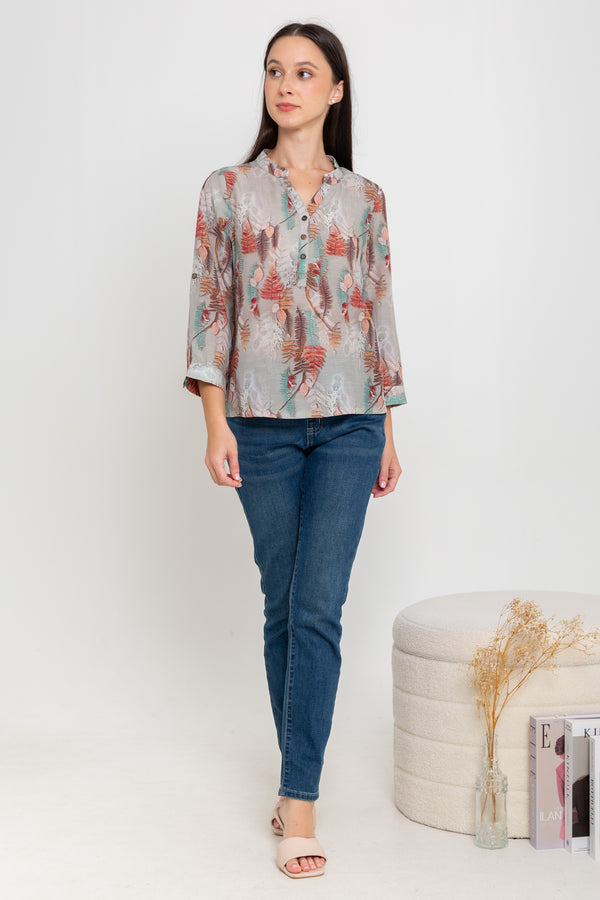 SISTER'S - Cotton Linen Top (Katun Linen) N598 ZE