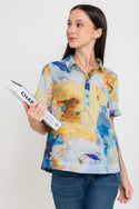 SISTER'S - Cotton Linen Top (Katun Linen) N600 ZE