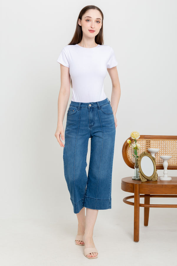 2023 - Culottes Jeans (Celana Jeans Kulot 7/8) C124