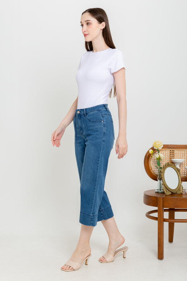 2023 - Culottes Jeans (Celana Jeans Kulot 7/8) C124