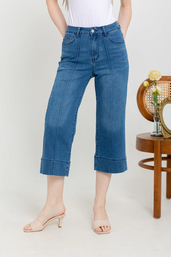 2023 - Culottes Jeans (Celana Jeans Kulot 7/8) C124