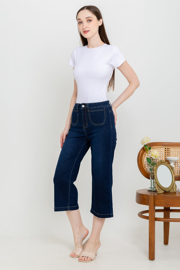 2023 - Culottes Jeans (Celana Jeans Kulot 7/8) C127 CAP