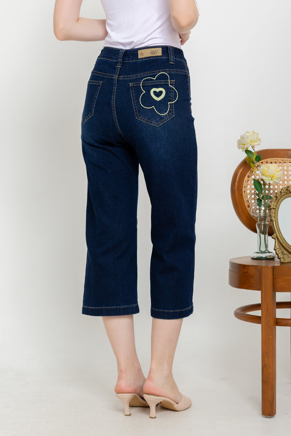 2023 - Culottes Jeans (Celana Jeans Kulot 7/8) C127 CAP
