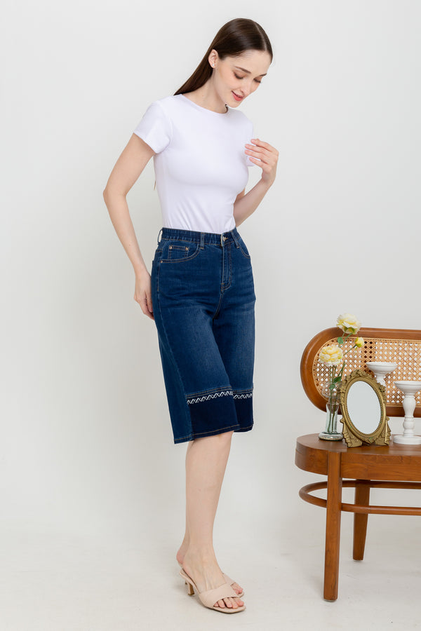 2023 - Culottes Jeans (Celana Jeans Kulot ) S418 JS