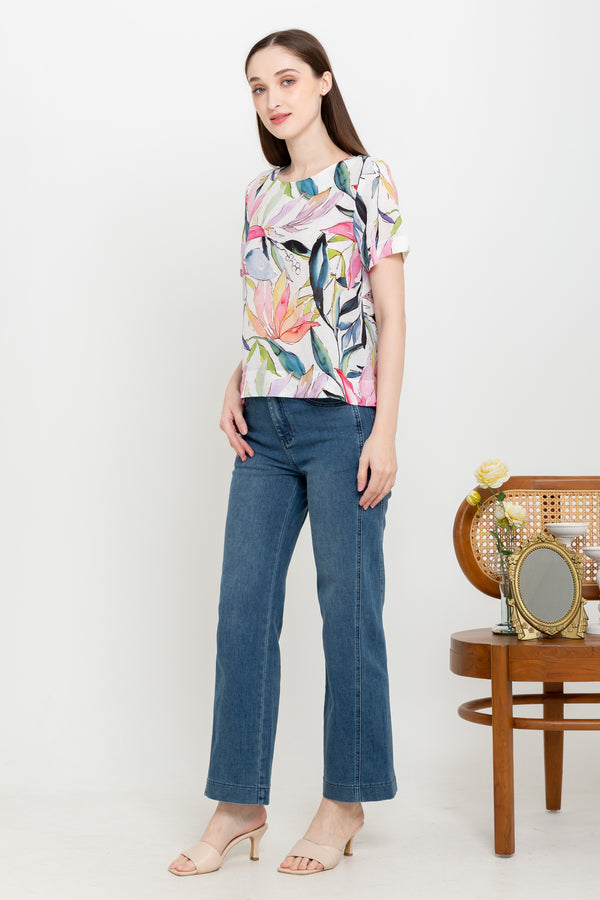 SISTER'S - Cotton Linen Top (Katun Linen) N587 ZE