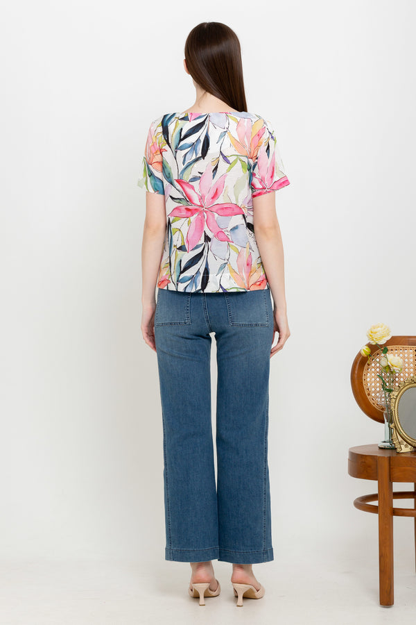 SISTER'S - Cotton Linen Top (Katun Linen) N587 ZE