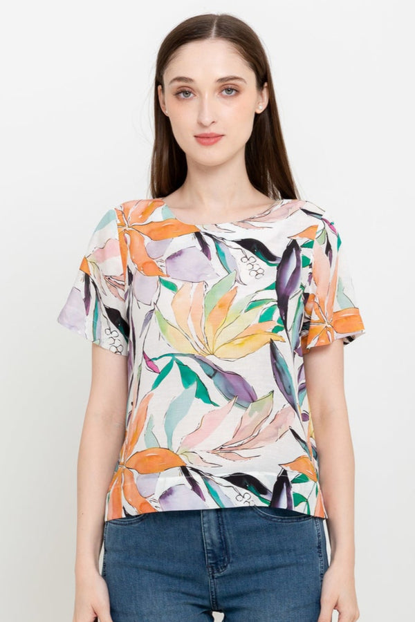 SISTER'S - Cotton Linen Top (Katun Linen) N587 ZE