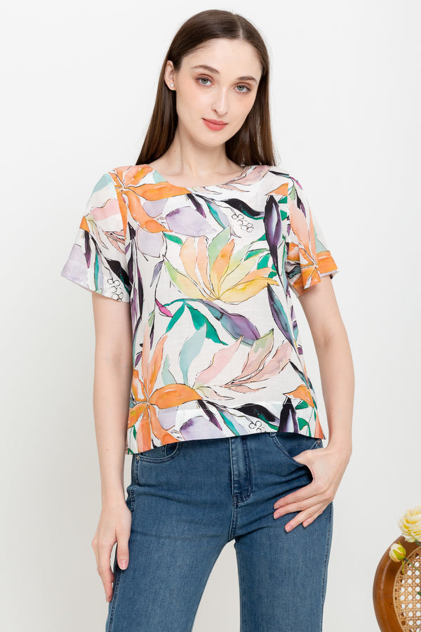 SISTER'S - Cotton Linen Top (Katun Linen) N587 ZE