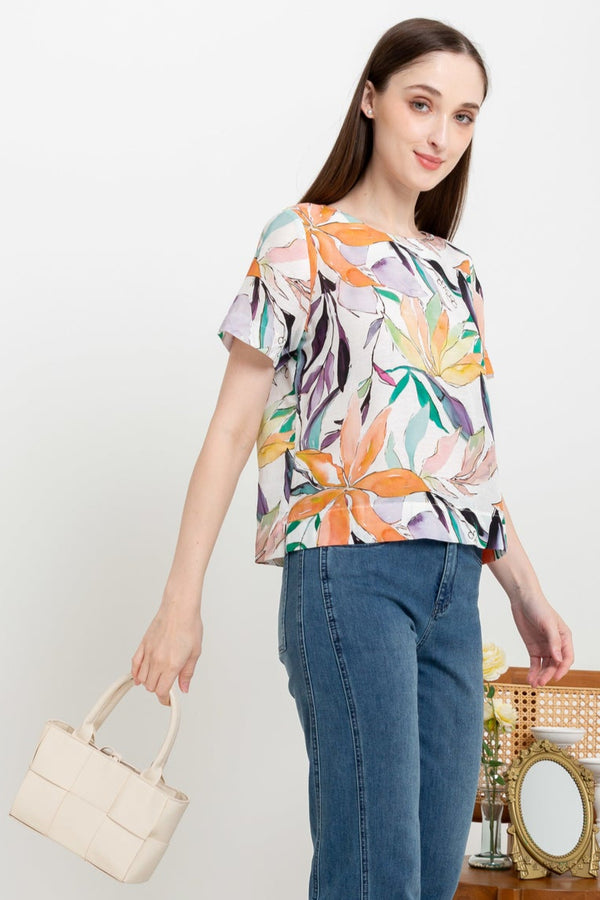 SISTER'S - Cotton Linen Top (Katun Linen) N587 ZE