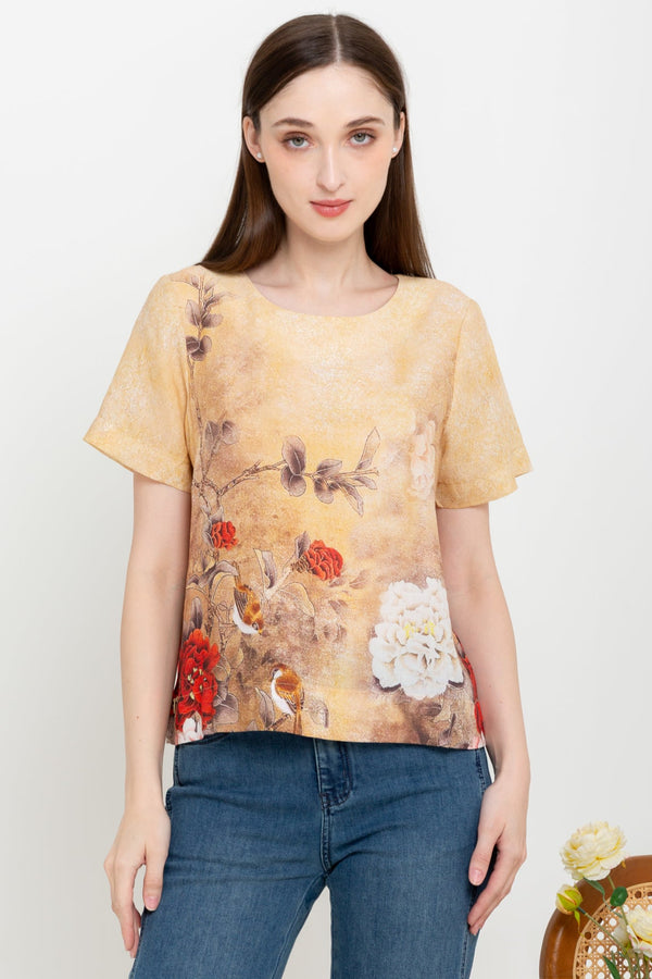 SISTER'S - Cotton Linen Top (Katun Linen) N559 ZE
