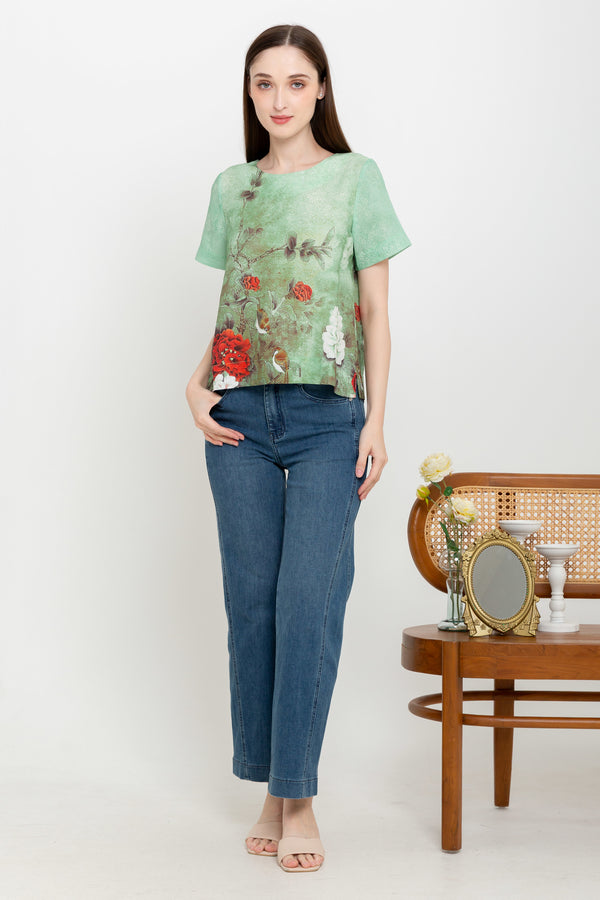 SISTER'S - Cotton Linen Top (Katun Linen) N559 ZE