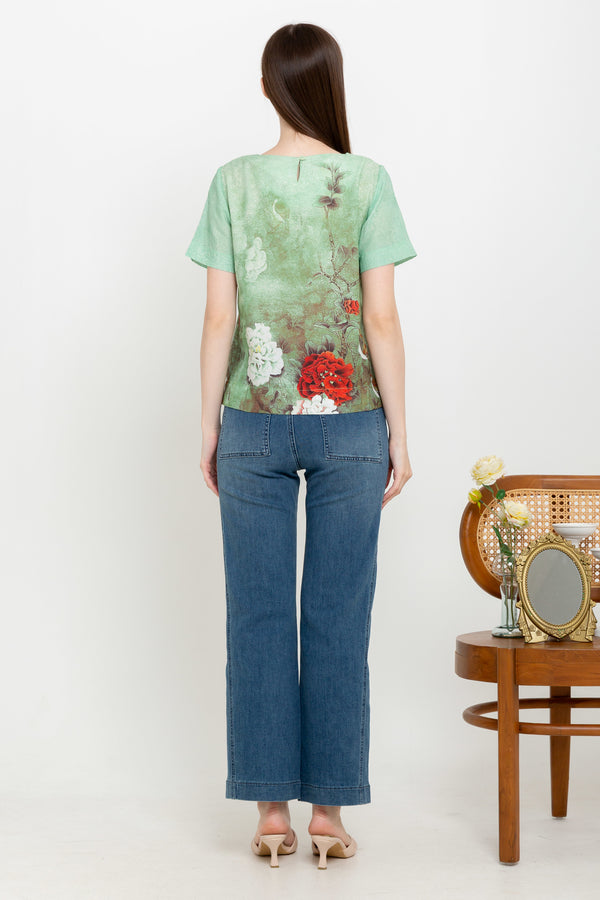 SISTER'S - Cotton Linen Top (Katun Linen) N559 ZE