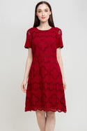 N2 - Brocade With Cotton Combed Dress (Brukat Kombi Kaos) 29744