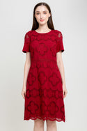 N2 - Brocade With Cotton Combed Dress (Brukat Kombi Kaos) 29744