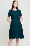 N2 - Brocade With Cotton Combed Dress (Brukat Kombi Kaos) 29744