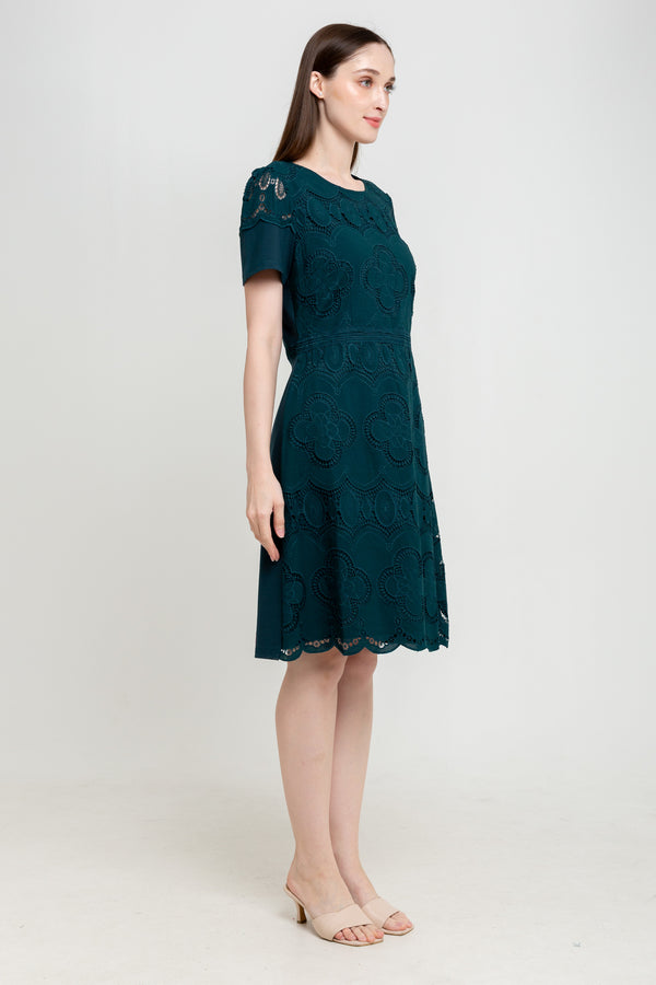 N2 - Brocade With Cotton Combed Dress (Brukat Kombi Kaos) 29744