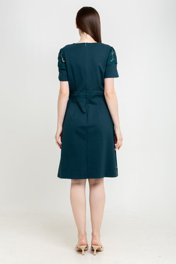 N2 - Brocade With Cotton Combed Dress (Brukat Kombi Kaos) 29744