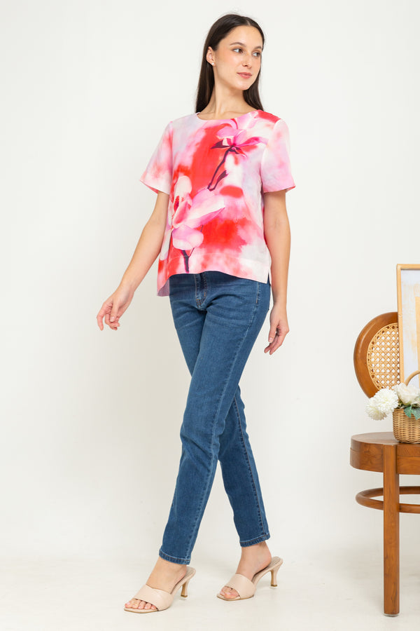 SISTER'S - Cotton Linen Top (Katun Linen) N599 ZE