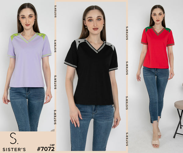 SISTER'S - Cotton Combed Top (Kaos) 7072 CAP