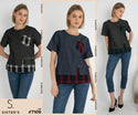 SISTER'S - Cotton Denim Combed Top (Katun Kombi Denim) 7109 CAP