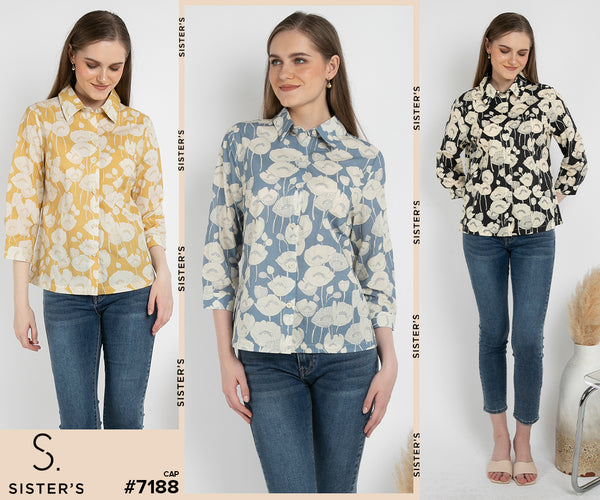 SISTER'S - Cotton Shirt (Katun) 7188 CAP