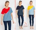 N2 - Cotton Combed Top (Denim Kombi Kaos) 7210