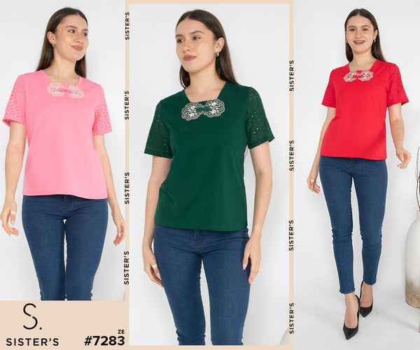 SISTER'S - Cotton Combed Cheongsam (Kaos) 7283 ZE
