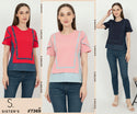 ELLAMOSS - Cotton Combed Top (Denim Kombi Kaos) 7369 ZE