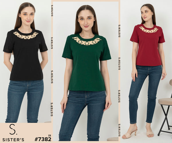 ELLAMOSS - Cotton Combed Top (Kaos) 7382 ZE