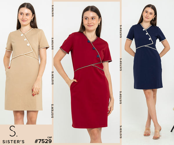 SISTER'S - Cotton Combed Dress (Kaos) 7529 CAP
