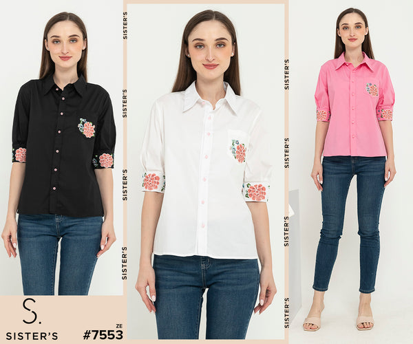 SISTER'S - Cotton Shirt (Katun) 7553 ZE