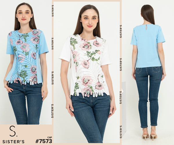 SISTER'S - Cotton with Cotton Combed Top (Katun Kombi Kaos) 7573 CAP