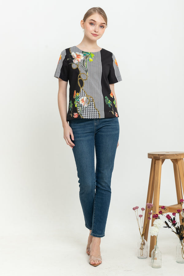 SISTER'S - Cotton Linen Top (Katun Linen) N527 ZE