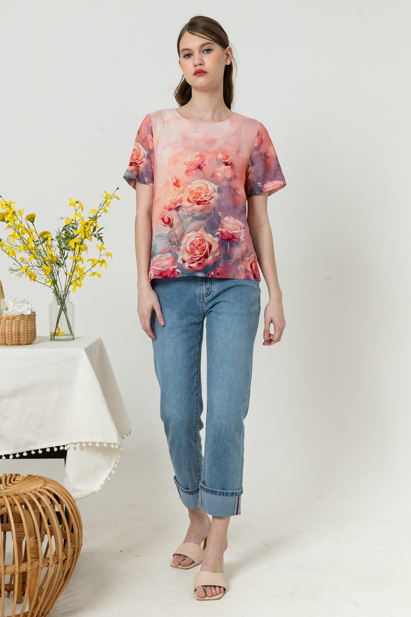 SISTER'S - Cotton Linen Top (Katun Linen) N570 ZE