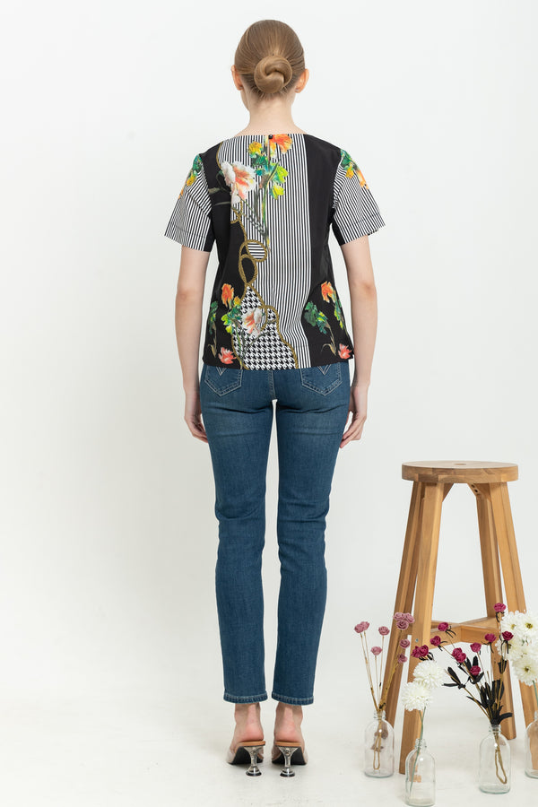 SISTER'S - Cotton Linen Top (Katun Linen) N527 ZE