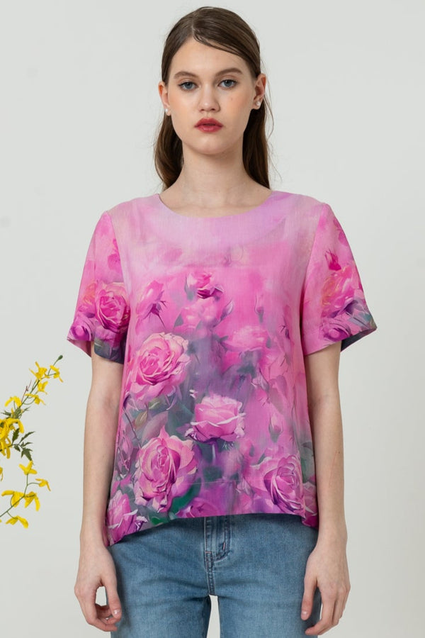 SISTER'S - Cotton Linen Top (Katun Linen) N570 ZE