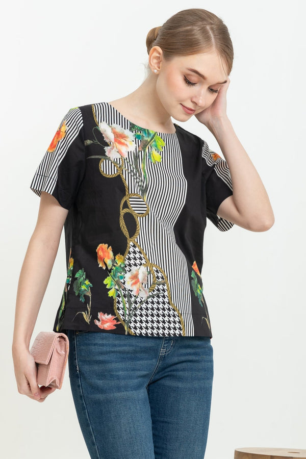SISTER'S - Cotton Linen Top (Katun Linen) N527 ZE