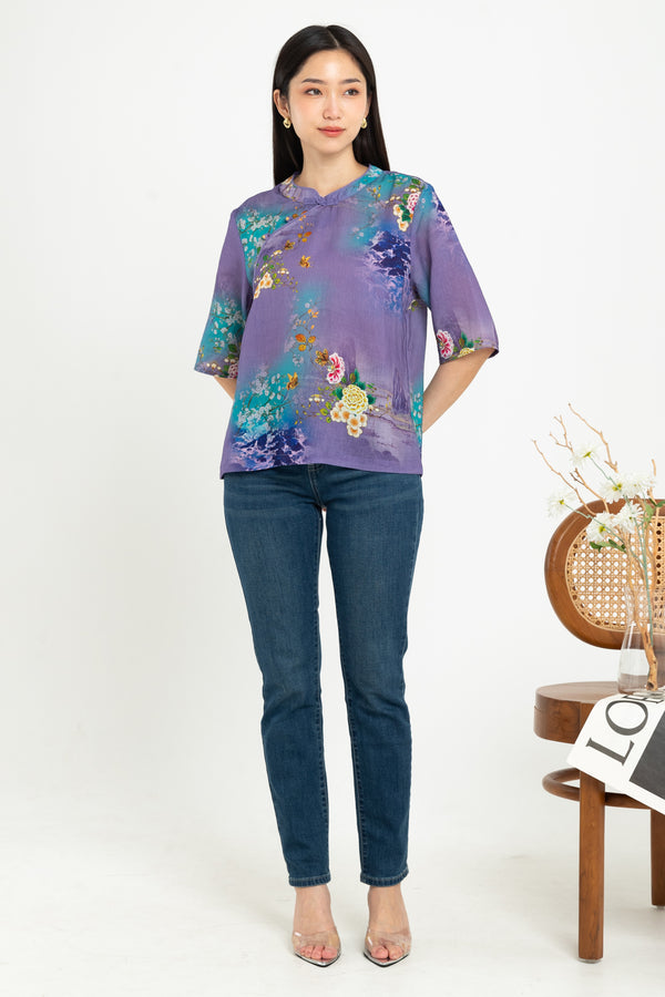 SISTER'S - Cotton Shirt Cheongsam (Katun) 7568 (JSZ)